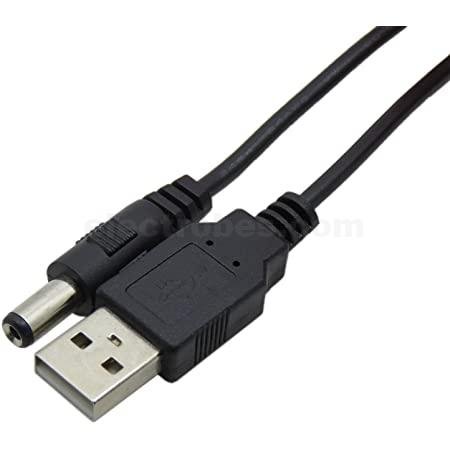 5V USB Charger power Cable to DC 5.5 mm plug / jack USB Power Cable - Image 2