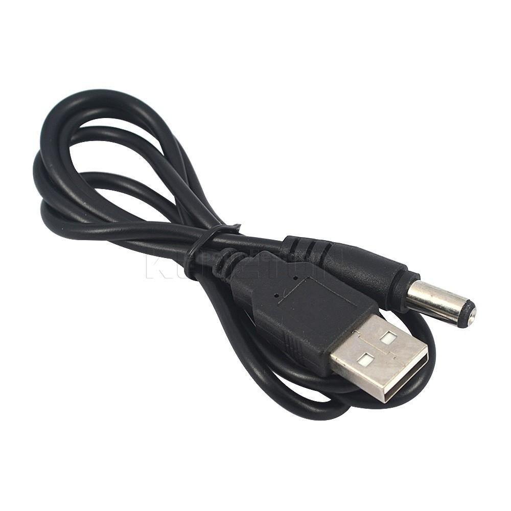 5V USB Charger power Cable to DC 5.5 mm plug / jack USB Power Cable