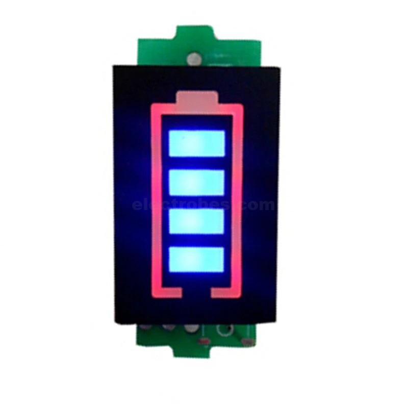 3S 11.1V-12.6VDC Lithium Battery Capacity Level Indicator Module - Image 3