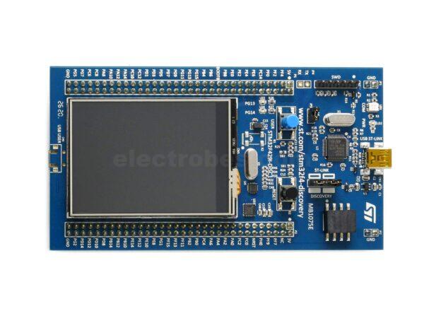 STM32F429I-DISC1 Discovery Kit STM32F4 Series with 2.4 inch Touch Screen display STM32F429ZIT6 chip based STM 32 Development Board at best price online in islamabad rawalpindi lahore karachi multan sukkur skardu peshawar taxila wah gujranwala faisalabad hyderabad quetta pakistan