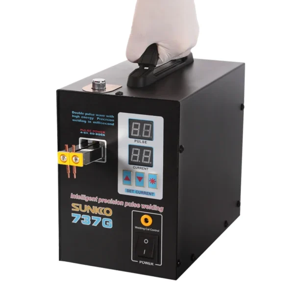 SUNKKO 737G Spot Welder Double Pulse Intelligent °c Precision Welding Machine for 18650, 26700, 32700 Lithium ion Battery Welding 1.5KW Spot Welder machine at best price online in islamabad rawalpindi lahore peshawar faisalabad karachi hyderabad quetta wah taxila Pakistan