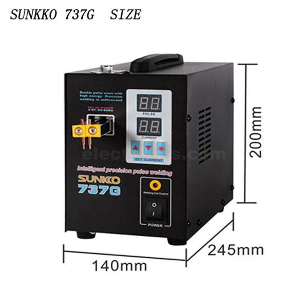 SUNKKO 737G Spot Welder Double Pulse Intelligent °c Precision Welding Machine for 18650, 26700, 32700 Lithium ion Battery Welding 1.5KW Spot Welder machine at best price online in islamabad rawalpindi lahore peshawar faisalabad karachi hyderabad quetta wah taxila Pakistan