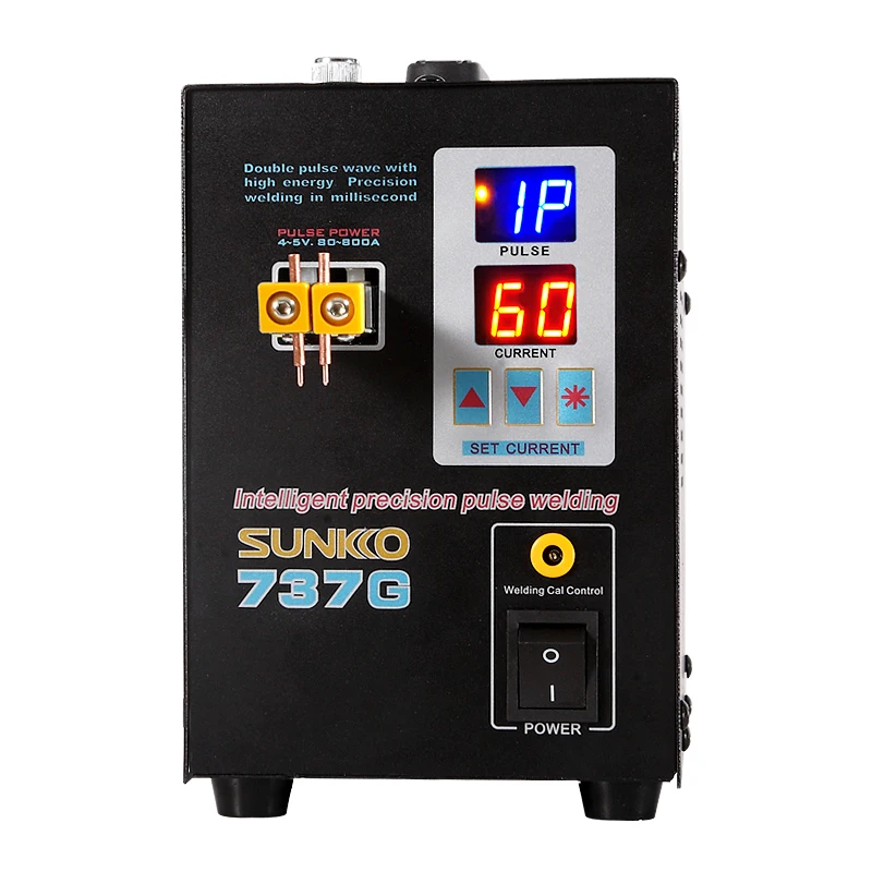 SUNKKO 737G Spot Welder Double Pulse Intelligent °c Precision Welding Machine for 18650, 26700, 32700 Lithium ion Battery Welding 1.5KW Spot Welder machine at best price online in islamabad rawalpindi lahore peshawar faisalabad karachi hyderabad quetta wah taxila Pakistan