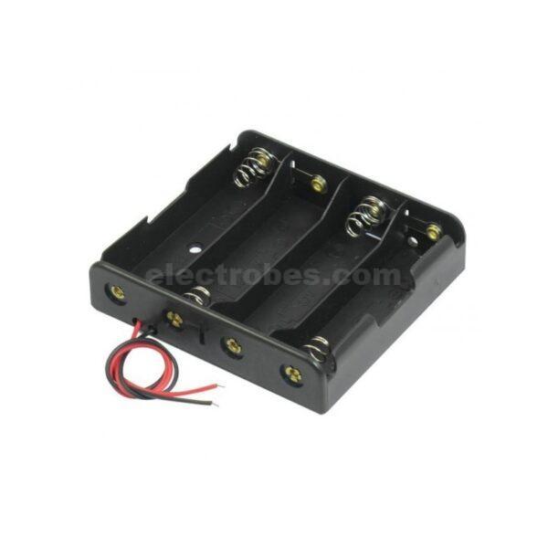 4S 14.2V-16.8V 18650 Battery Cell Holder Four Cells For Rechargeable Li-ion Battery Storage Box 18650 Battery Holder with wire at best price online in islamabad rawalpindi lahore peshawar faisalabad karachi hyderabad quetta wah taxila Pakistan