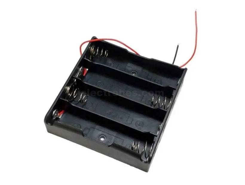4S 14.2V-16.8V 18650 Four Battery Cell Holder For Rechargeable Li-ion Battery Storage Box with Spring - Image 2