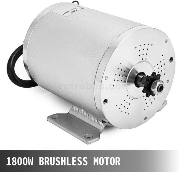 Mophorn 48V 5200rpm 1800W Electric Brushless DC Motor for Go Karts E-Bike Electric Throttle Motorcycle Scooter at best price online in islamabad rawalpindi lahore peshawar faisalabad karachi hyderabad quetta wah taxila Pakistan