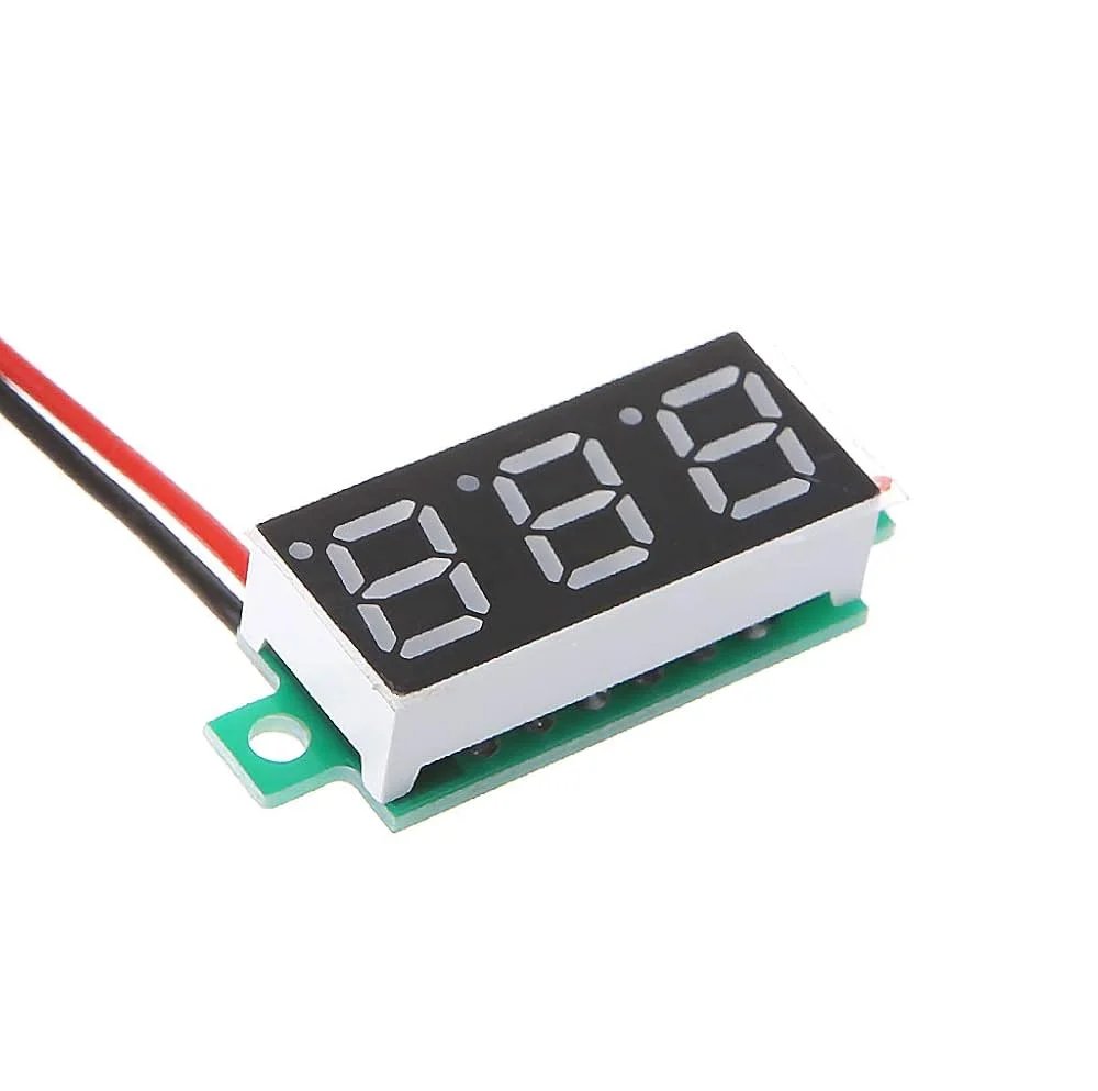 Buy DC 0V-100V Mini 0.28 inch Red LED Digital Voltmeter 3wire online at best price and delivery in islamabad rawalpindi lahore peshawar faisalabad karachi hyderabad quetta wah taxila multan sialkot mardan Pakistan