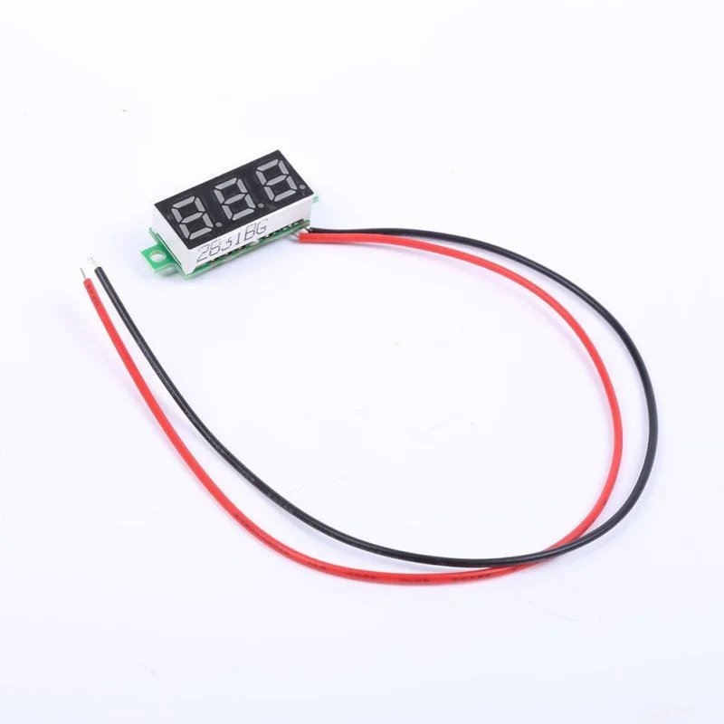 Buy DC 0V-100V Mini 0.28 inch Red LED Digital Voltmeter 3wire online at best price and delivery in islamabad rawalpindi lahore peshawar faisalabad karachi hyderabad quetta wah taxila multan sialkot mardan Pakistan 