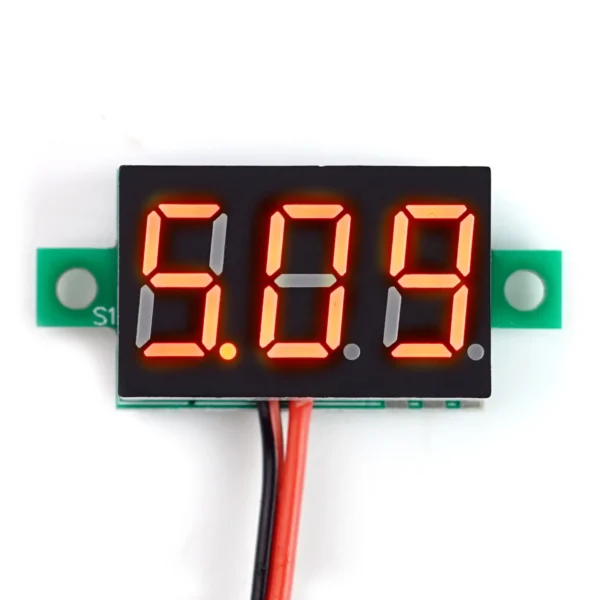 Buy DC 0V-100V Mini 0.28 inch Red LED Digital Voltmeter 3wire online at best price and delivery in islamabad rawalpindi lahore peshawar faisalabad karachi hyderabad quetta wah taxila multan sialkot mardan Pakistan