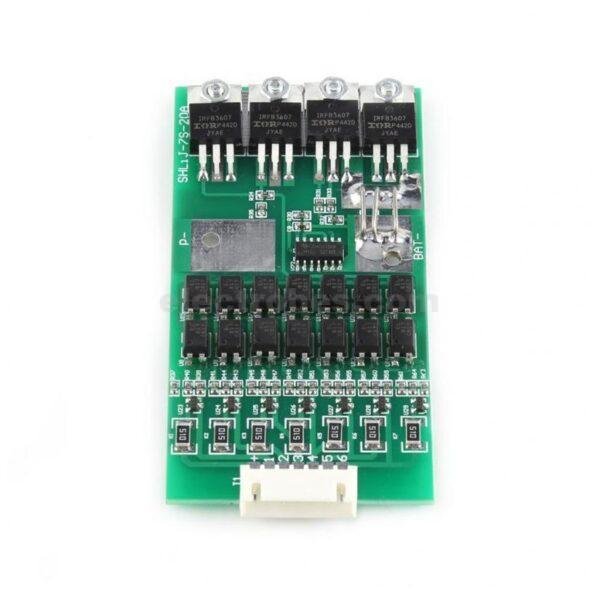 7S 20A 24V Li-ion Lithium 18650 Battery BMS Packs PCB Protection Board With Matching Cable Automatic Protection Function - Image 2