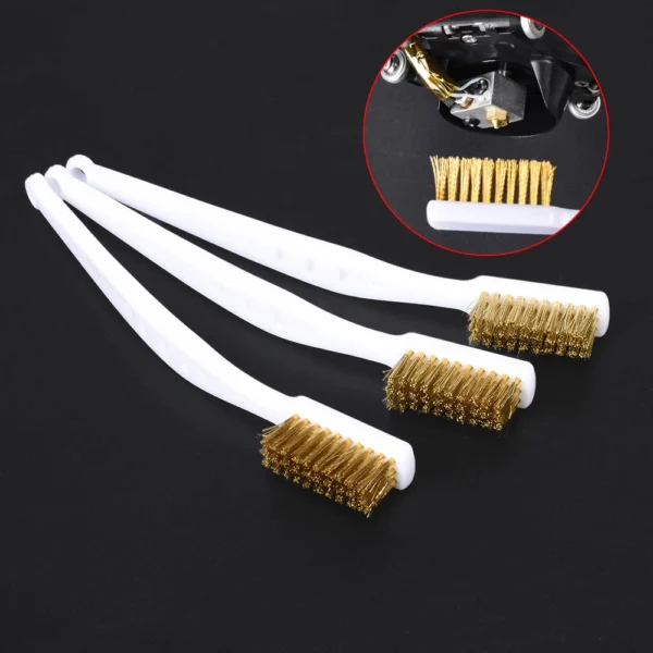 3D Printer Cleaner Tool Copper Wire Toothbrush Copper Brush Handle For Nozzle Block Hotend Cleaning Hot Bed Cleaning Part