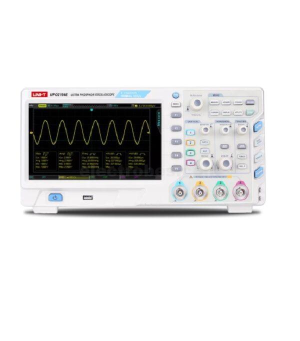 UNI-T UPO2104E Digital Oscilloscopes with 4 Analog Channels, 8inch LCD and 100MHz Frequency 1GS/s