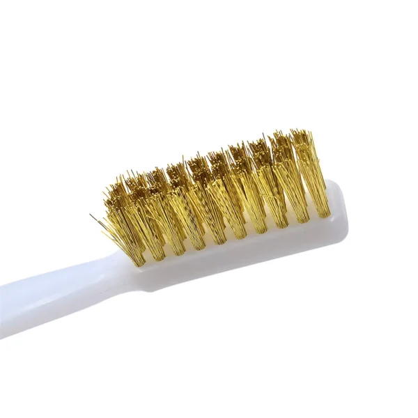 3D Printer Cleaner Tool Copper Wire Toothbrush Copper Brush Handle For Nozzle Block Hotend Cleaning Hot Bed Cleaning Part in pakistan