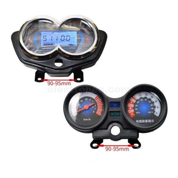 Universal Digital Odometer Power Meter Speedo Meter Instrument for Electric Tricycle Motorcycle Scooter in pakistan