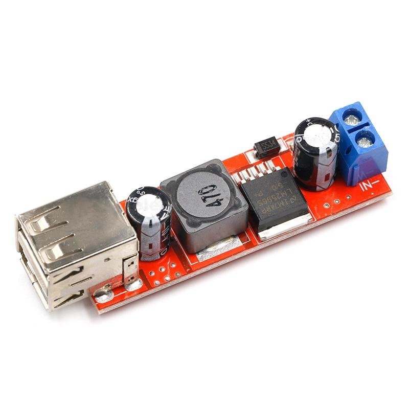 LM2596 DC 6V-40V To 5V 3A Double USB Charge DC-DC Step-down Converter Module at best price online in islamabad rawalpindi lahore karachi peshawar multan wah taxila faisalabad quetta Pakistan