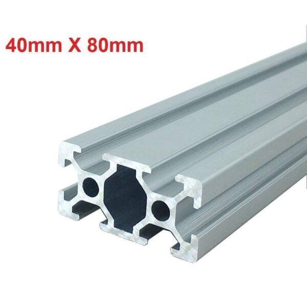 4080 40x80mm aluminium profile aluminium extrusion linear rail for cnc and 3d printer machines in pakistan