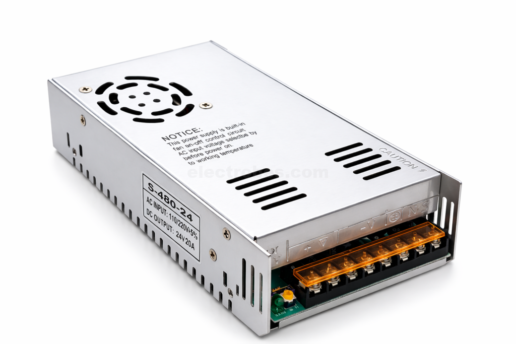 Buy 24V 20A 480W Switching Mode Power Supply SMPS Adapter online at best price and delivery in islamabad rawalpindi lahore peshawar faisalabad karachi hyderabad quetta wah taxila multan sialkot mardan Pakistan 