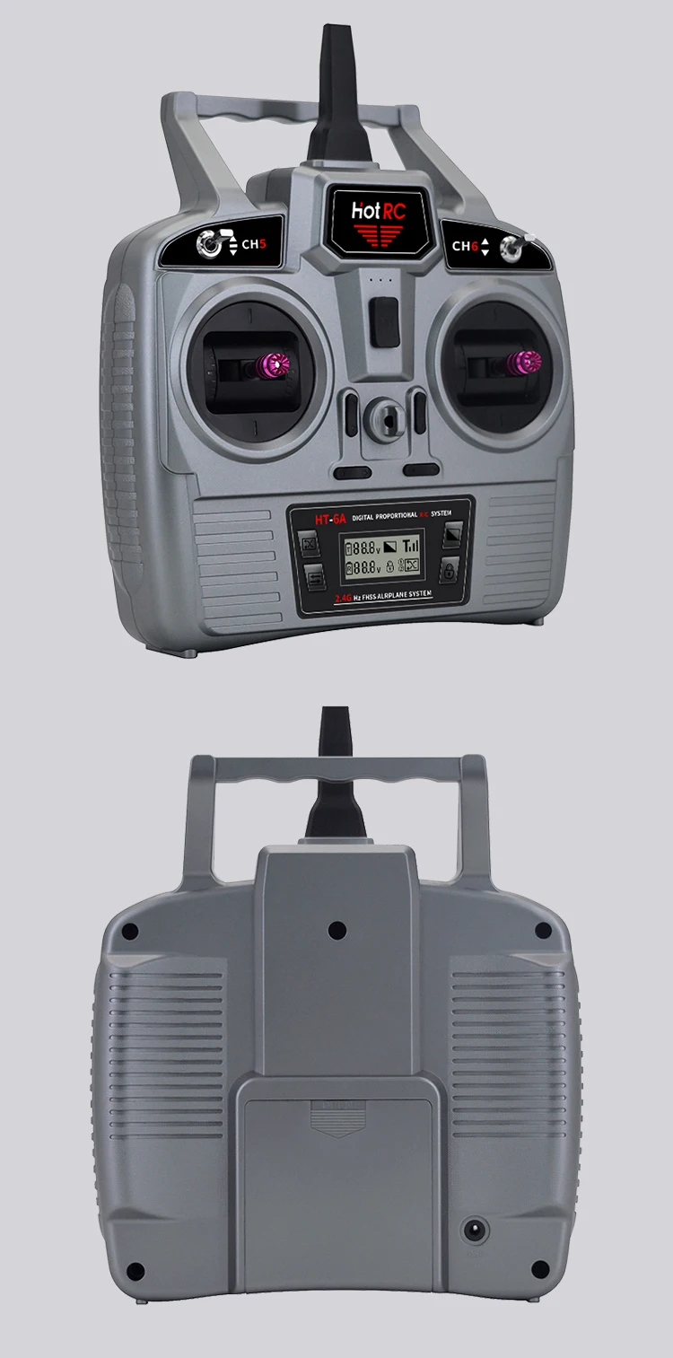 HOTRC 2.4GHz HT-6A remote control 6-channel transmitter receiver for RC aircraft multi-rotor Drone car boat at best price online in islamabad rawalpindi lahore peshawar faisalabad karachi hyderabad quetta wah taxila Pakistan