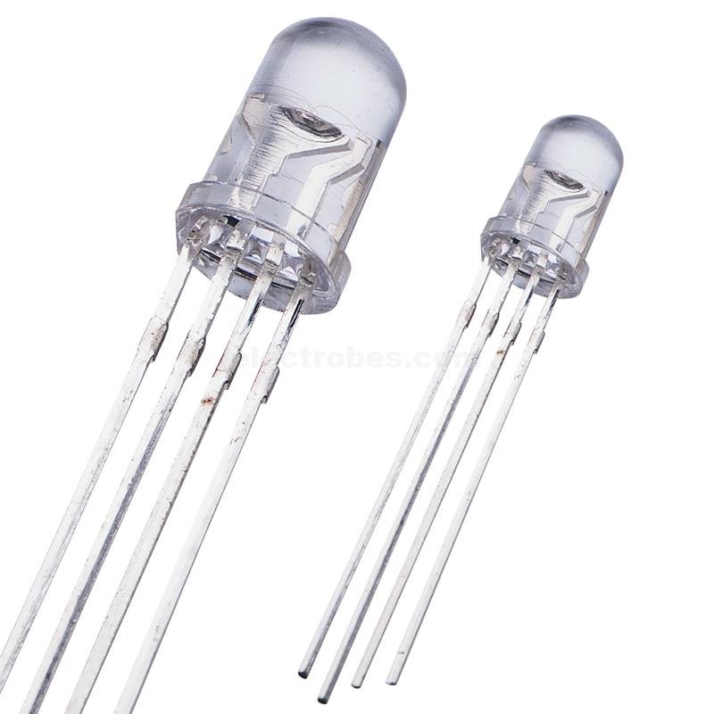5mm 4 pin tri-color RGB LED Common Cathode - Image 4