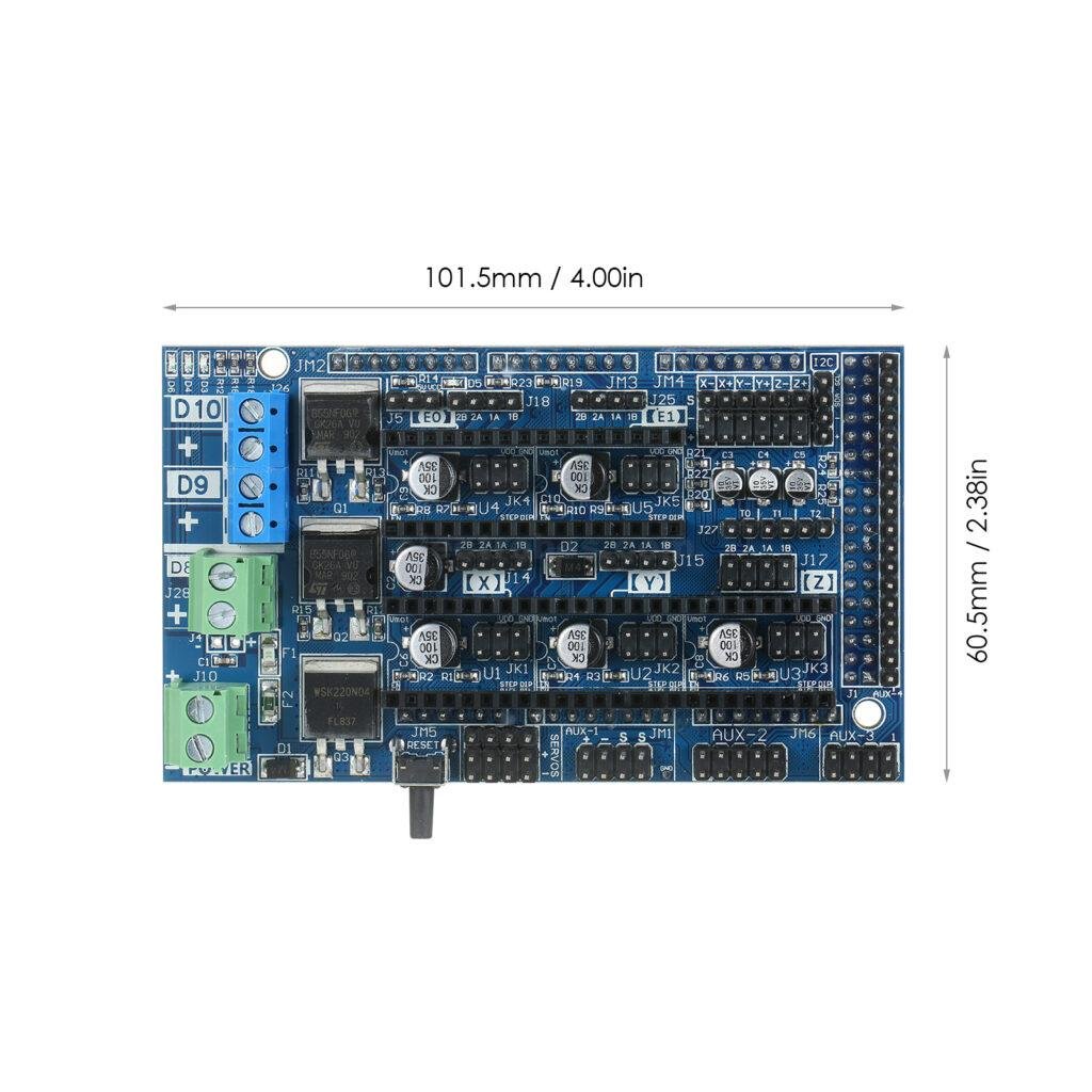 Arduino Reprap Ramps Alternative RAMPS 1.6 Printing Control Board for 3D Printer in Pakistan