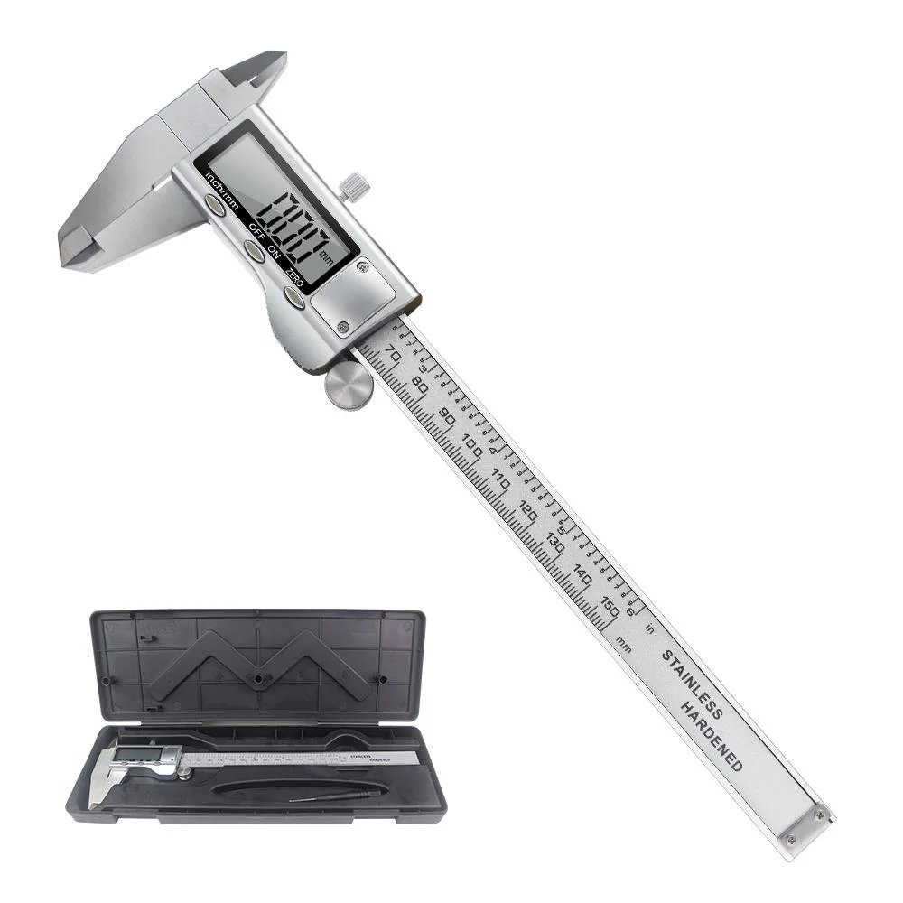 Buy Metal 6-Inch 150mm Stainless Steel Digital Vernier Caliper online at best price and delivery in islamabad rawalpindi lahore peshawar faisalabad karachi hyderabad quetta wah taxila multan sialkot mardan Pakistan