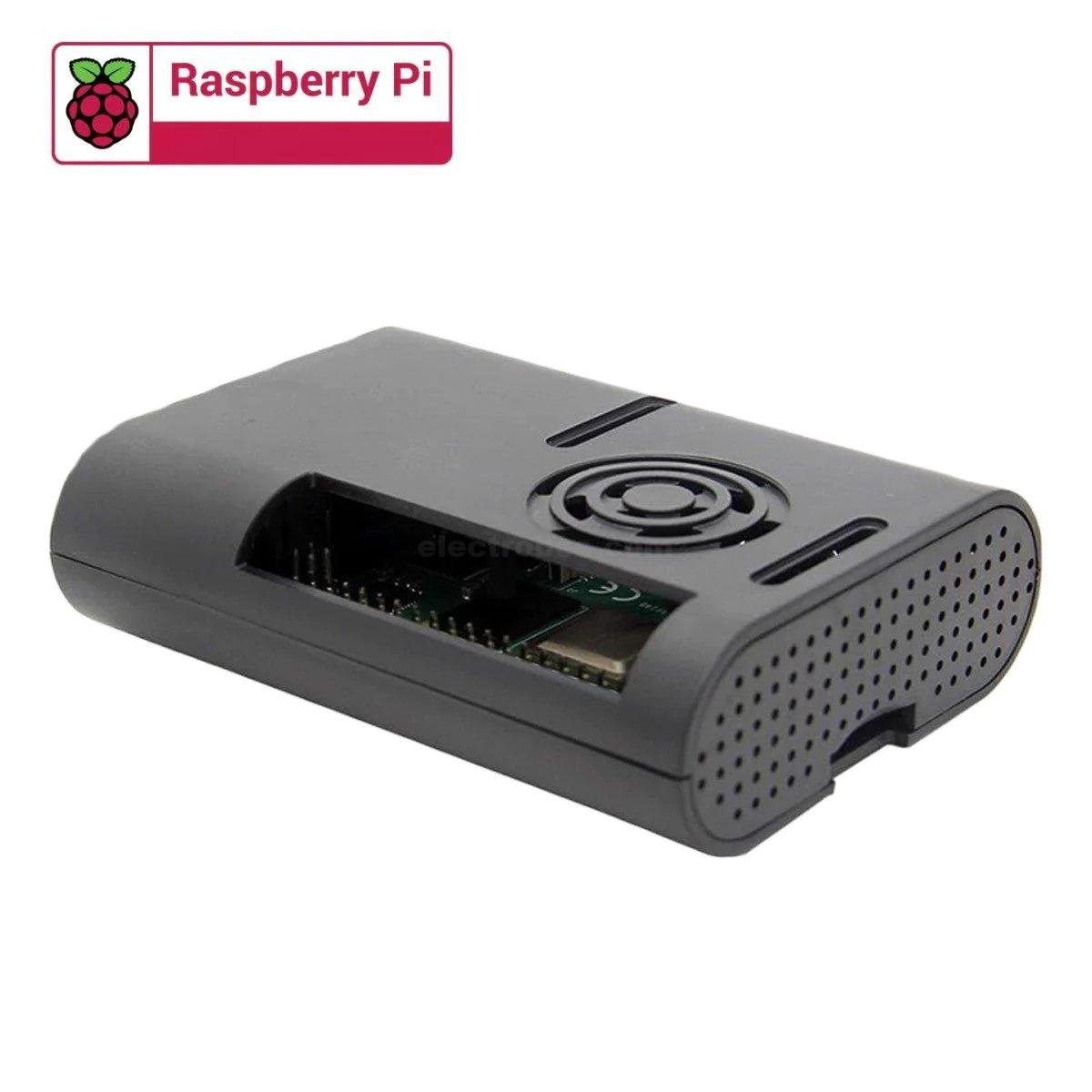 raspberry-pi-4-black-compact-abs-case at best price online in islamabad rawalpindi lahore peshawar faisalabad karachi hyderabad quetta wah taxila Pakistan