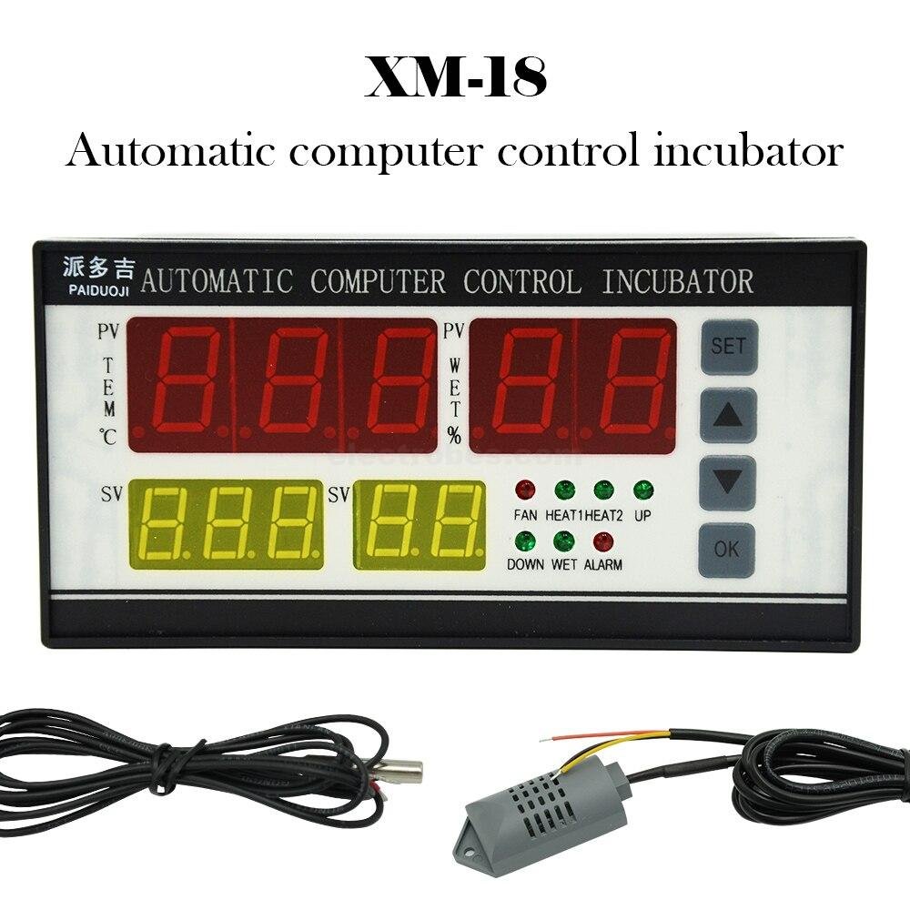 220V Intelligent Digital Automatic Sensor Probe XM-18 Temperature and Humidity Controller Thermostat for Egg Incubator at best price online in islamabad rawalpindi lahore karachi multan sukkur skardu peshawar taxila wah gujranwala faisalabad hyderabad quetta pakistan