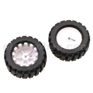 N20 Mini Rubber Toy wheels Tires In DC Motor With Diameter 43MM And Mounting Hole 3MM D-Axis at best price online in islamabad rawalpindi lahore karachi multan sukkur skardu peshawar taxila wah gujranwala faisalabad hyderabad quetta pakistan