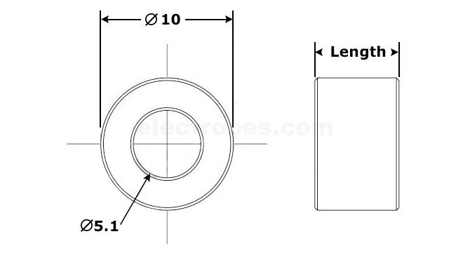 round aluminium spacers for 3d printer and cnc machines in pakistan at best price online in islamabad rawalpindi lahore karachi multan sukkur skardu peshawar taxila wah gujranwala faisalabad hyderabad quetta pakistan