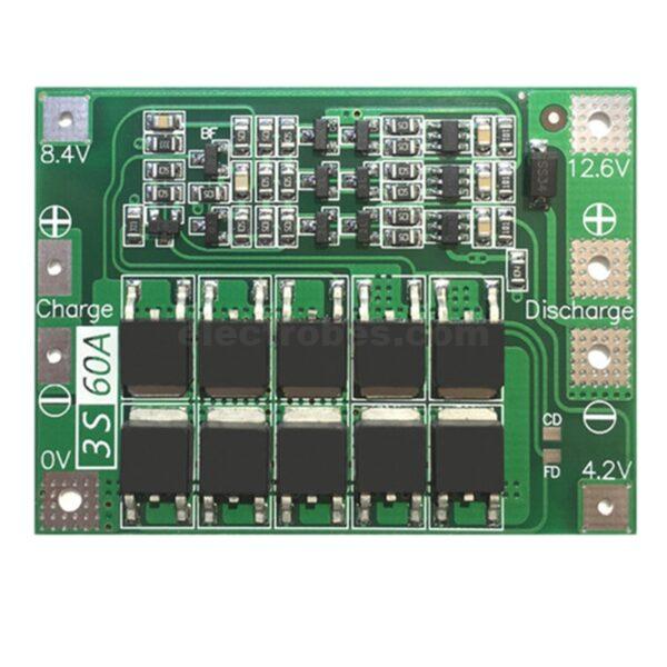 3S 60A Bms Board 11.1V 12.6V 18650 Li-Ion Lithium Battery Protection Board at best price online in islamabad rawalpindi lahore peshawar faisalabad karachi hyderabad quetta wah taxila Pakistan