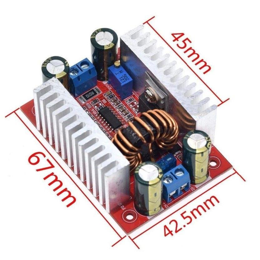 400W 15A Step-up Boost Converter Constant Current 8.5-50V to 10-60V Voltage Charger at best price online in islamabad rawalpindi lahore peshawar faisalabad karachi hyderabad quetta wah taxila Pakistan