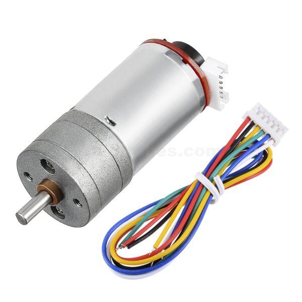 25GA370 DC gear motor with encoder 12V 280RPM high torque at best price online in islamabad rawalpindi lahore peshawar faisalabad karachi hyderabad quetta wah taxila Pakistan