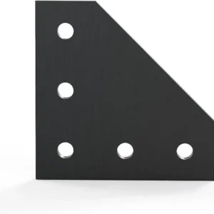 L Shape 2020 Aluminum Extrusion 5 Holes for 2020 Series Aluminum Profile Tee Joint Bracket Outside Joining Plate Black at best price online in islamabad rawalpindi lahore peshawar faisalabad karachi hyderabad quetta wah taxila Pakistan