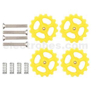 Stainless Steel Spring M3/M4 3D Printer Hot Bed Leveling Nut Thumb Screw Spring Heated bed Leveling Kit yellow at best price online in islamabad rawalpindi lahore peshawar faisalabad karachi hyderabad quetta wah taxila Pakistan