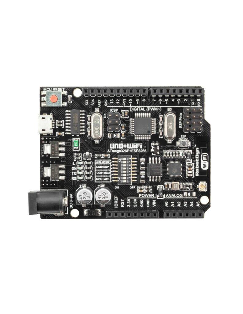 Layout Arduino R3 Wi Fi Arduino Uno R3 WIFI Board with ESP8266 and CH340 in Pakistan