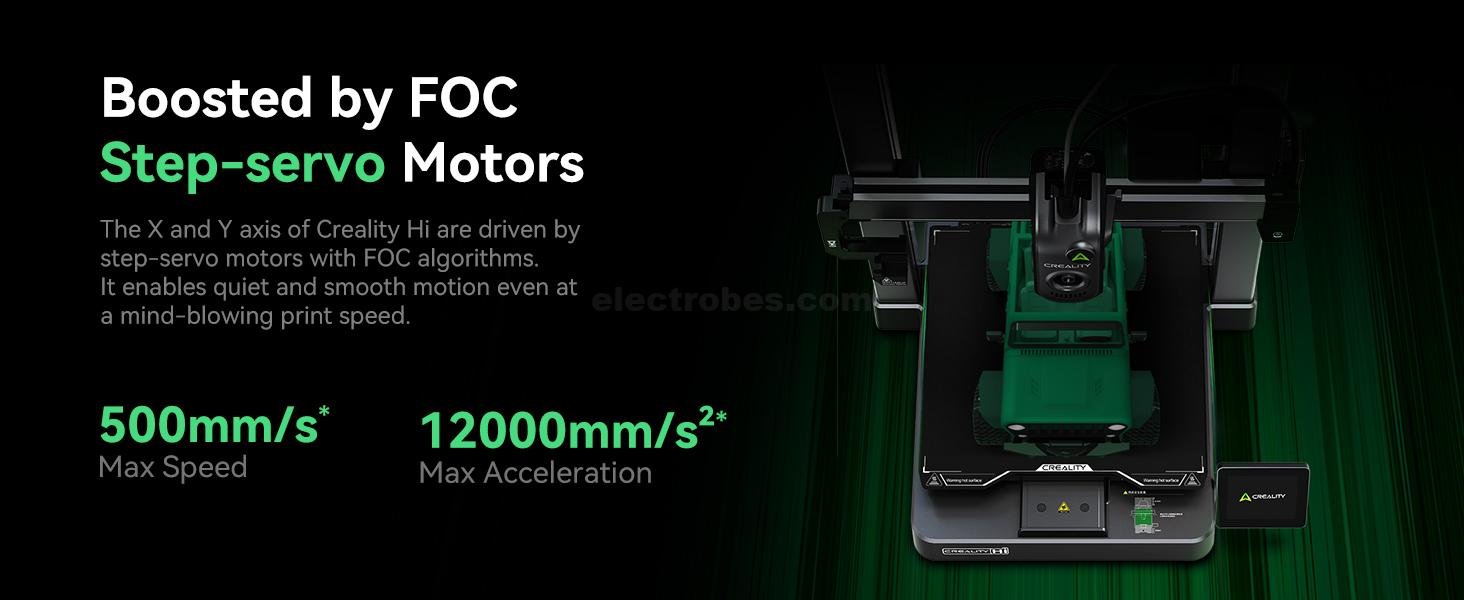 Creality Hi Combo 3D Printer, Multi Color 3D Printer with CFS, 500mms High Speed Auto-Leveling Automatic Filament Reading Clog-Free Extruder Pre-Assemble All-Metal Body 10.24×10.24×11.81inch at best price online in islamabad rawalpindi lahore peshawar faisalabad karachi hyderabad quetta wah taxila Pakistan