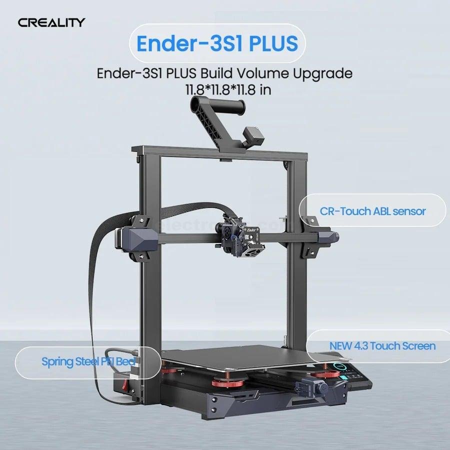 CREALITY Ender-3 S1 Plus FDM 3D Printer with Direct Drive Extruder and 300*300*300mm Build Volume - Image 4