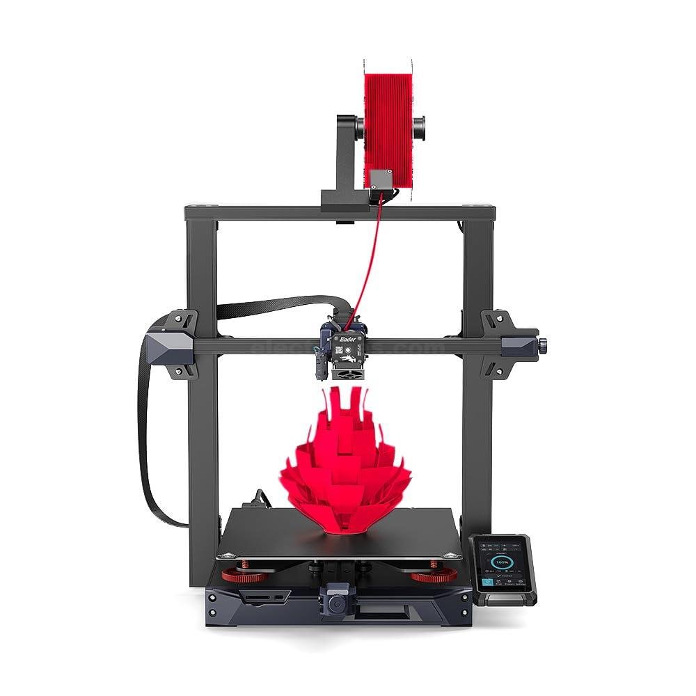 Official Creality Ender 3 S1 Plus 3D Printer with Direct Drive Extruder CR Touch Auto Leveling High Precision Double Z-axis Screw Silent Board Printing Size 300x300x300mm, Upgraded Ender 3 S1 Pro for Beginners and Professionals at best price online in islamabad rawalpindi lahore peshawar faisalabad karachi hyderabad quetta wah taxila Pakistan