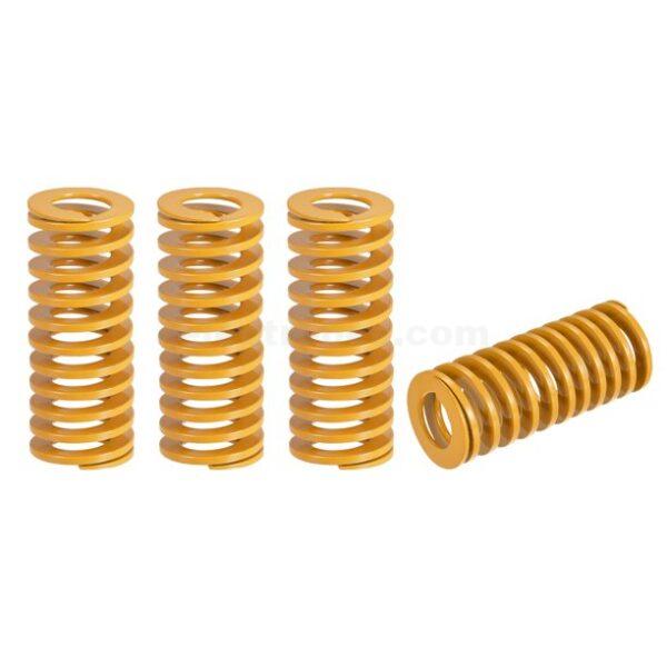 3D Printer Parts Bed Leveling Toughened Spring For Heated bed Leveling strong spring of yellow color, 5mm Bore, 10mm Outer dia. and 25mm Length. Buy at best price online in islamabad rawalpindi lahore peshawar faisalabad karachi hyderabad quetta wah taxila Pakistan