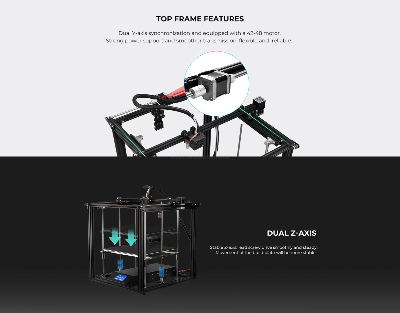 official creality ender-5 plus fdm 3d printer cube box shape with dual z-axis at best price online in islamabad rawalpindi lahore peshawar faisalabad karachi hyderabad quetta wah taxila Pakistan