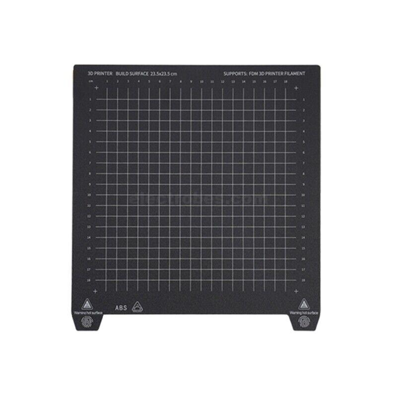 KINGROON 235x235mm PEI/PET/PEO 3D Printer Heated Bed – Magnetic Build Plate For Ender 3, CR-10, Voxelab Aquila