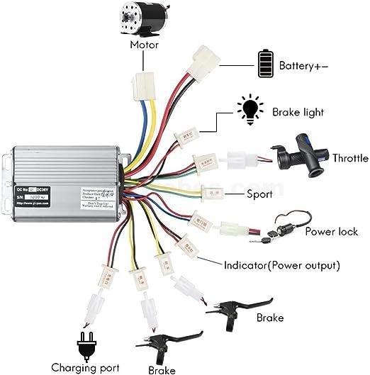 36V 48V 1000W 30A DC Brush Motor Controller Electric Bike Controller Speed Controller for Brushed Motor Electric Bicycle Parts E bike Controller at best price online in islamabad rawalpindi lahore peshawar faisalabad karachi hyderabad quetta wah taxila Pakistan
