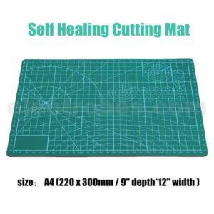 Cutting Mat A4 300x220mm PVC Cutting Mat Double Sided Self Healing PVC Printed Grid Lines Cutting Board Fabric Leather Cut Paper Office Stationery Craft DIY Cutting Art Hobby Patchwork Thick Non-Slip Tools at best price online in islamabad rawalpindi lahore peshawar faisalabad karachi hyderabad quetta wah taxila Pakistan