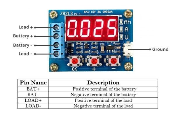 HW-586 Battery Capacity Tester Module For 18650 Battery at best price online in islamabad rawalpindi lahore peshawar faisalabad karachi hyderabad quetta wah taxila Pakistan