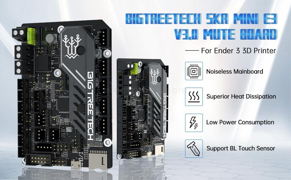 BIGTREETECH SKR Mini E3 V3.0 Motherboard with TMC2209 UART Stepper Driver BTT 32bit Silent Control Board Support Marlin/Klipper for Ender-3,Ender-3 V2, Ender-3 Pro 3D Printers at best price online in islamabad rawalpindi lahore peshawar faisalabad karachi hyderabad quetta wah taxila Pakistan