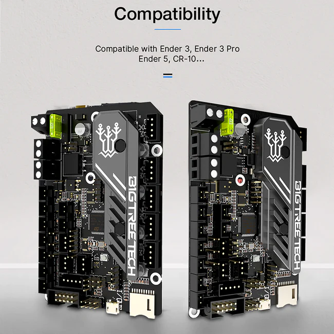 BIGTREETECH SKR Mini E3 V3.0 Motherboard with TMC2209 UART Stepper Driver BTT 32bit Silent Control Board Support Marlin/Klipper for Ender-3,Ender-3 V2, Ender-3 Pro 3D Printers at best price online in islamabad rawalpindi lahore peshawar faisalabad karachi hyderabad quetta wah taxila Pakistan