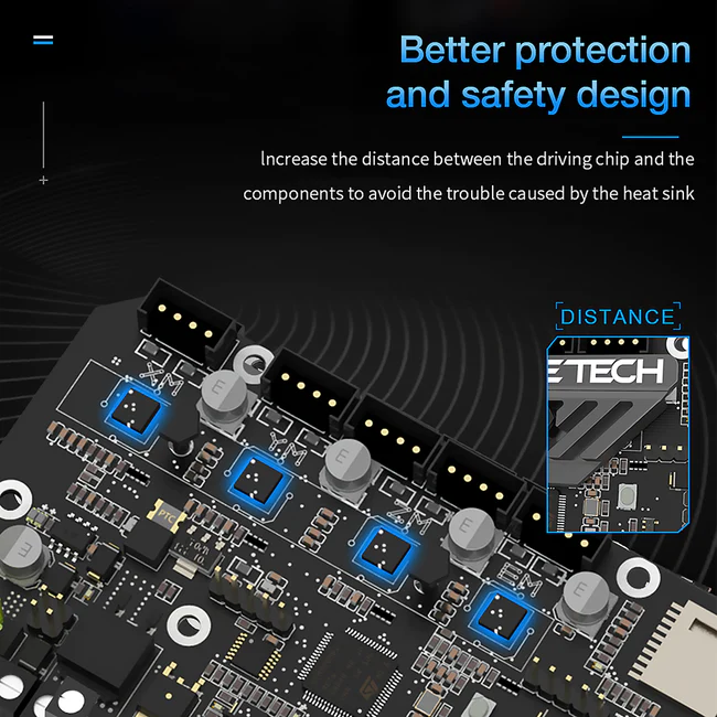 BIGTREETECH SKR Mini E3 V3.0 Motherboard with TMC2209 UART Stepper Driver BTT 32bit Silent Control Board Support Marlin/Klipper for Ender-3,Ender-3 V2, Ender-3 Pro 3D Printers at best price online in islamabad rawalpindi lahore peshawar faisalabad karachi hyderabad quetta wah taxila Pakistan
