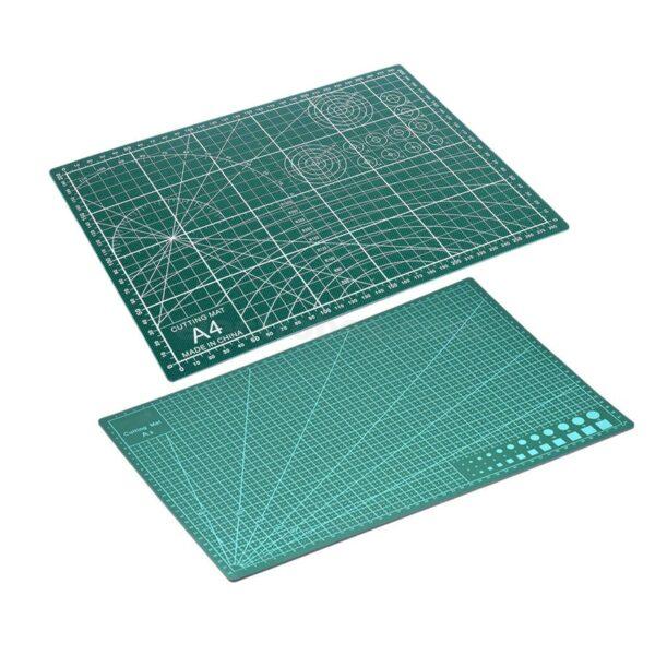 Cutting Mat A4 300x220mm PVC Cutting Mat Double Sided Self Healing PVC Printed Grid Lines Cutting Board Fabric Leather Cut Paper Office Stationery Craft DIY Cutting Art Hobby Patchwork Thick Non-Slip Tools at best price online in islamabad rawalpindi lahore peshawar faisalabad karachi hyderabad quetta wah taxila Pakistan