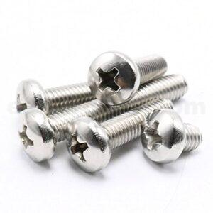 M3 / M4 Philips button head stainless steel screws 8mm 10mm 12mm 14mm 16mm 18mm 20mm 24mm 25mm 30mm 35mm 40mm length for your project at best price online in islamabad rawalpindi lahore peshawar faisalabad karachi hyderabad quetta wah taxila Pakistan