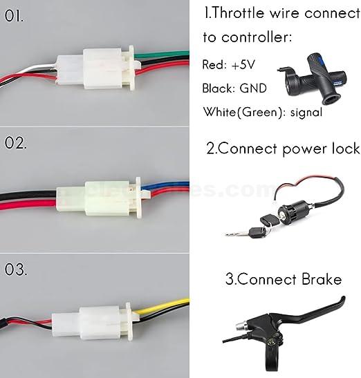 Tmboryuu Brushed Electric Speed Controller Dual Way ESC With 5V/1.5A